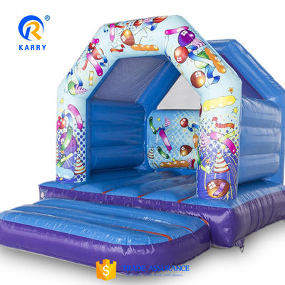 14 Years up PVC Kids Fun Amusement Park Candy Inflatable Jumping Castle for Outdoor Fun