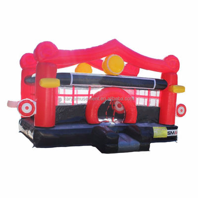 Outdoor Playground Entertainment Inflatable Ninja Dojo Jumping Castle Customized Size