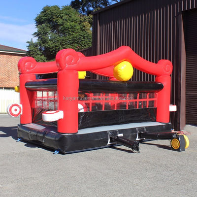 Outdoor Playground Entertainment Inflatable Ninja Dojo Jumping Castle Customized Size