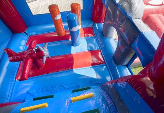 Age Range 14 Years up Castle Slide Combo Inflatable Jumping Castle Aeroplane for Kids