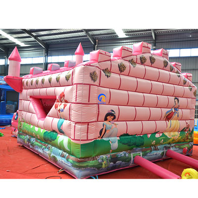 Lovely Princess Castle Inflatable Bouncer for Kids Jumping Fun in Amusement Park