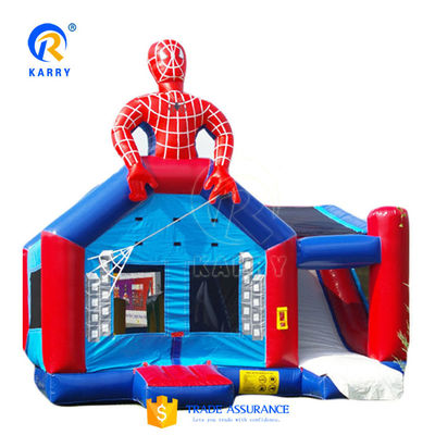 Popular Market Spider Man Inflatable Castle Jumping Combo with Customized Service