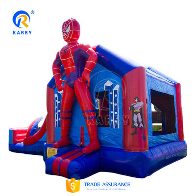 Popular Market Spider Man Inflatable Castle Jumping Combo with Customized Service