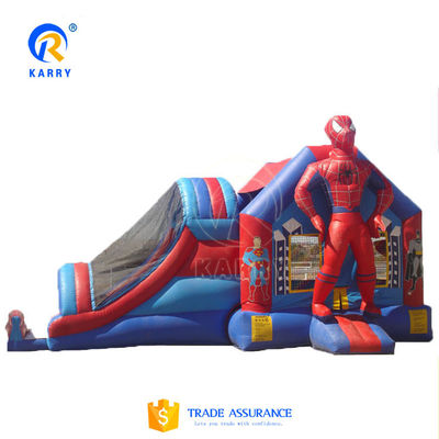 Popular Market Spider Man Inflatable Castle Jumping Combo with Customized Service