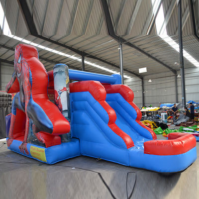 Popular Market Spider Man Inflatable Castle Jumping Combo with Customized Service