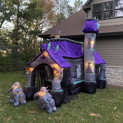 Customized Size Personalised Inflatable Haunted House Bounce Castle for Kids and Adults