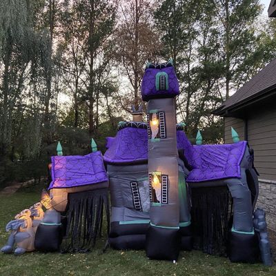 Customized Size Personalised Inflatable Haunted House Bounce Castle for Kids and Adults