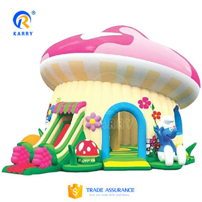 Inflatable Jumping Castle Slide Combo for Kids Customized Color and Commercial Rental