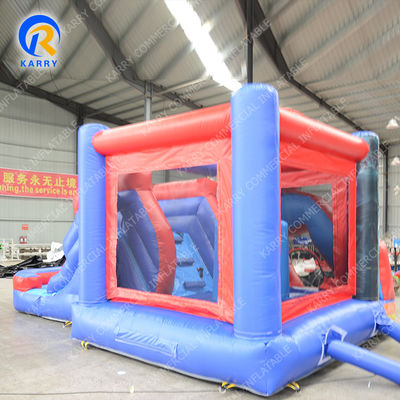 Shipping by Sea/Air PVC Spiderman Inflatable Bounce House with Slide Combo
