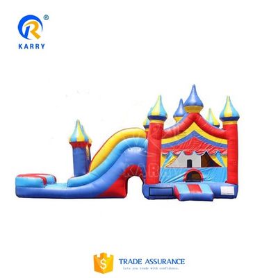 Large Kids and Adults Inflatable Monster Truck Bounce House with Slide EN14960 Certified