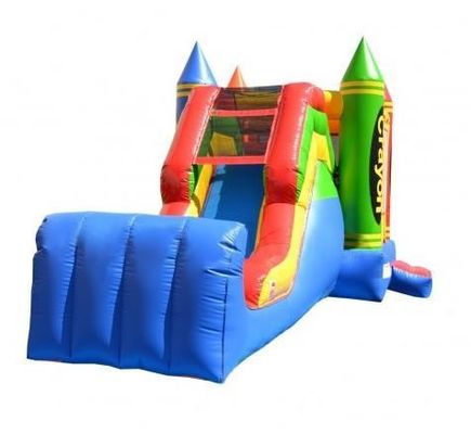 Large Kids and Adults Inflatable Monster Truck Bounce House with Slide EN14960 Certified