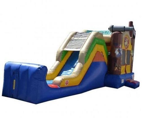 Large Kids and Adults Inflatable Monster Truck Bounce House with Slide EN14960 Certified