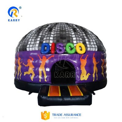 Funny Disco Dome Inflatable Bouncer EN14960 Certified Fun Bouncy Castle for Kids