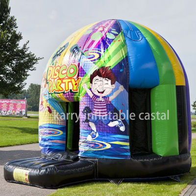 Funny Disco Dome Inflatable Bouncer EN14960 Certified Fun Bouncy Castle for Kids