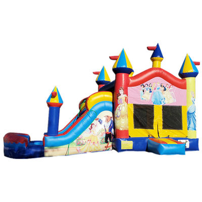 Customized Logo Acceptable Commercial Inflatable Bouncy Jumping Castle Slide Combo