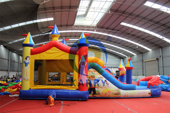 Customized Logo Acceptable Commercial Inflatable Bouncy Jumping Castle Slide Combo