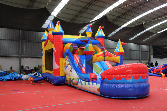Customized Logo Acceptable Commercial Inflatable Bouncy Jumping Castle Slide Combo