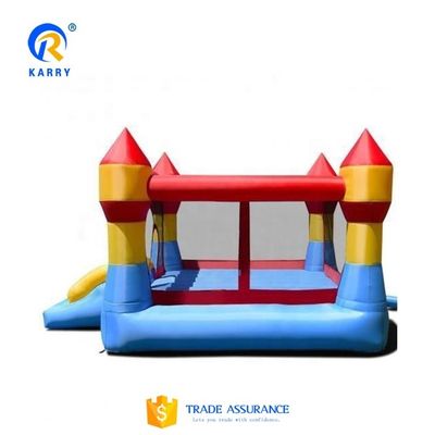 Features PORTABLE Inflatable Bouncer Castle with Slide Commercial Inflatable Castle