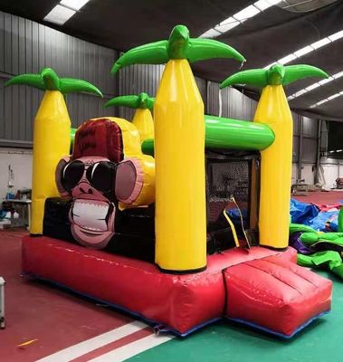 Party Must-Have Commercial Inflatable Bouncer with Accessories and Mini Monkey Design