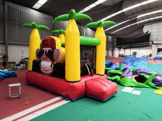 Party Must-Have Commercial Inflatable Bouncer with Accessories and Mini Monkey Design