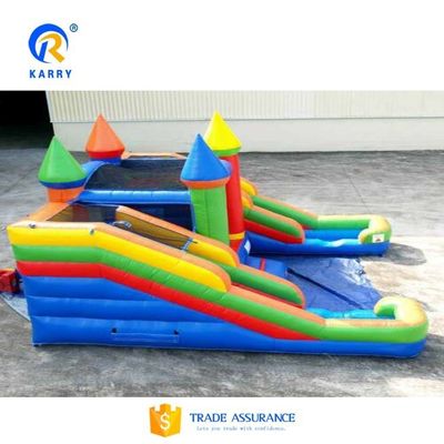 PVC Commercial Grade Water Slide Inflatable Bounce House with Slide and Repair Kits