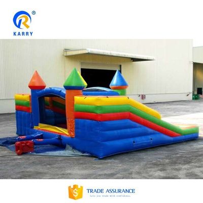 PVC Commercial Grade Water Slide Inflatable Bounce House with Slide and Repair Kits