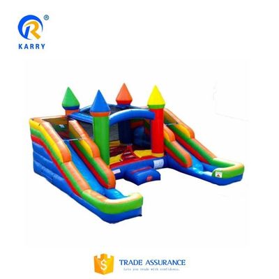 PVC Commercial Grade Water Slide Inflatable Bounce House with Slide and Repair Kits