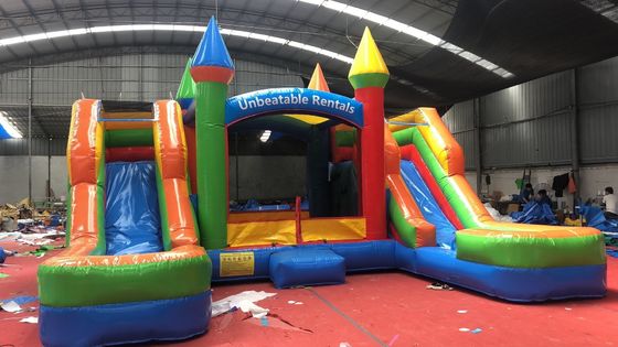 PVC Commercial Grade Water Slide Inflatable Bounce House with Slide and Repair Kits