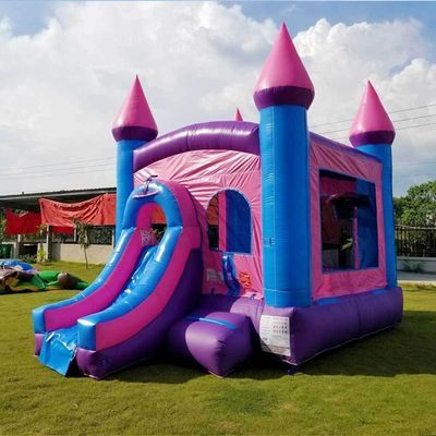 Blow Up Moonwalk Bouncer Jumping Bounce House Bouncy Castle Combo with Pool Slide