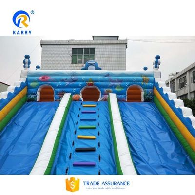 14 Years up EN14960 Certificate Inflatable Bounce Fun City for Outdoor Amusement Park