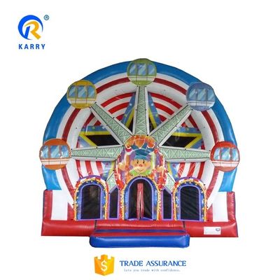 Portable Outdoor Playground Kids Fun Ferris Wheel Inflatable Castle Bouncy Jumping House