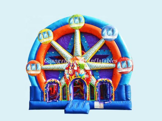 Portable Outdoor Playground Kids Fun Ferris Wheel Inflatable Castle Bouncy Jumping House