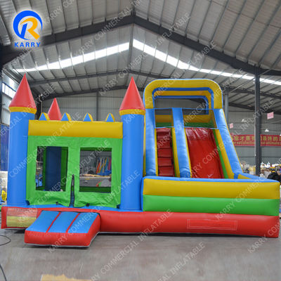 Customized Size Wet Dry Bouncer Slide Combo Inflatable Bouncy Moonwalk Jumping Castle