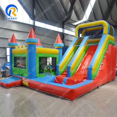 Customized Size Wet Dry Bouncer Slide Combo Inflatable Bouncy Moonwalk Jumping Castle