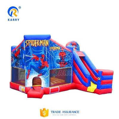 Features PORTABLE Giant Carousel Bouncy Castle Combo Slide with Customized Color