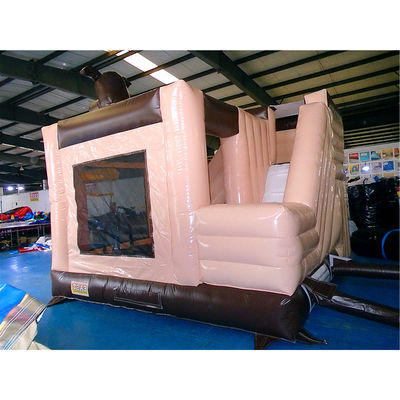 Commercial Inflatable Castle Bouncy with Water Slide Adult Outdoor Inflatable Dry Slide