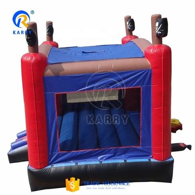 Enviromental Unisex Pirate Bouncy Castle with Inflatable Trampoline and Outdoor Games