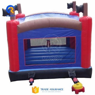 Enviromental Unisex Pirate Bouncy Castle with Inflatable Trampoline and Outdoor Games