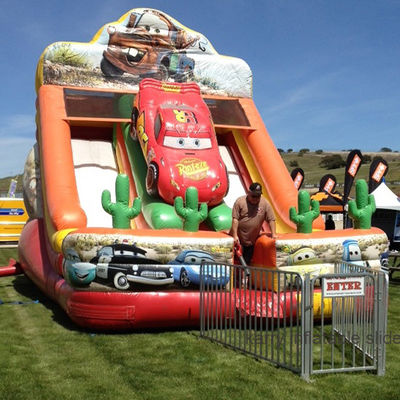 Customize Double Slide Character Monster Truck Inflatable Bouncy Castle for Kids