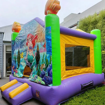 Customized Size Commercial Inflatable Mermaid Air Jumping Bouncer House for Park
