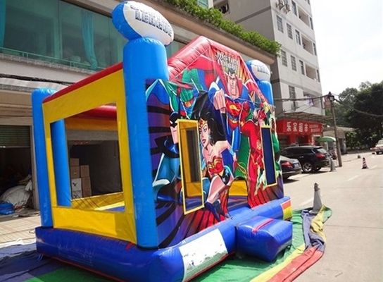 Professional OEM Service Inflatable Justice League Bouncy Castle for 14 Years up