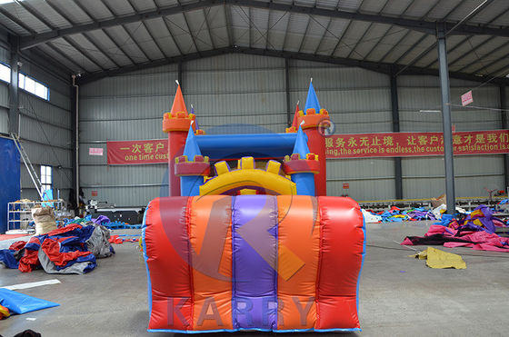 Get the Best of Both Worlds with Our Commercial Knight Inflatable Bounce House Slide