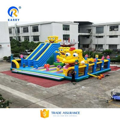 2024 Inflatable Castles for Kids Combo Castle Slide at Amusement Park by Air Express
