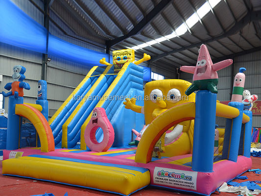 2024 Inflatable Castles for Kids Combo Castle Slide at Amusement Park by Air Express