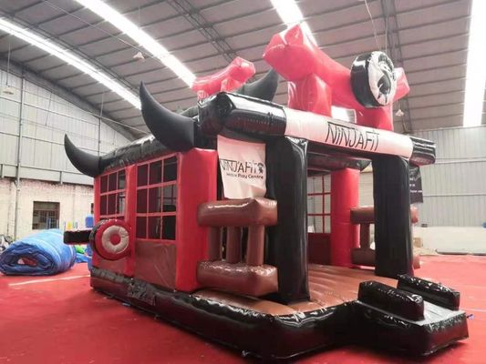 Budokan Inflatable Trampoline Castle PVC Material Jolly Jumper Bouncy Castle 6*5*4.2m