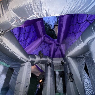 PORTABLE Halloween Theme Inflatable Haunted Bounce House for Adults' Entertainment