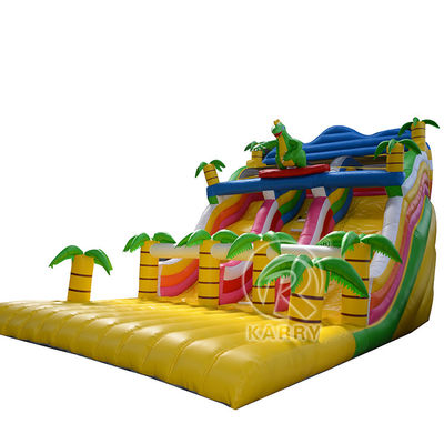 School Event Octopus Kingdom Inflatable Castle with Obstacles Customizable Fun City