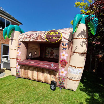 Unisex Inflatable Bar Toy Large TIKI Bar Bouncy Castle for Kids to Jump and Play Games