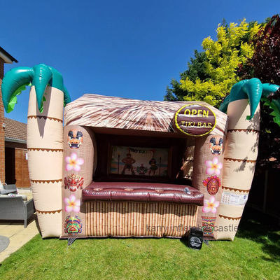 Unisex Inflatable Bar Toy Large TIKI Bar Bouncy Castle for Kids to Jump and Play Games