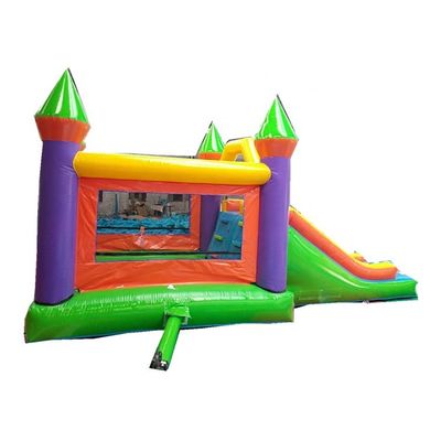 Unisex Inflatable Bouncing House Double Slide Air Jumping Castle with PVC Material